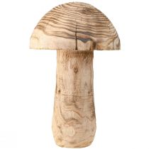 Artikel Großer Holzpilz Dekoration Pilz Paulownia Ø21cm H33cm Natürlicher Charme
