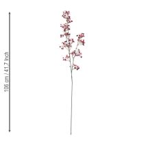 Artikel Gypsophila Künstliches Schleierkraut Bordeaux 106cm - Eleganz für Floristen und Blumengeschäfte