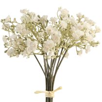 Artikel Gypsophila Schleierkraut künstlich im Bund Weiß 23cm 12St Deko günstig kaufen