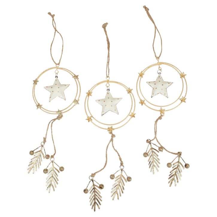 Hängedeko Weihnachten Christbaumschmuck Stern H38cm 3St