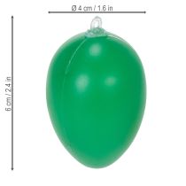 Artikel Ostereier Anhänger Bunt 6cm, Set mit 24 Kunststoff-Eiern, Frühlingsdeko Innen & Außen