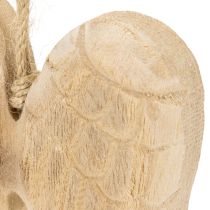 Artikel Holz-Anhänger Engelsflügel 12cm Natur mit Kordel für Dekoration
