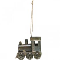 Artikel Christbaumschmuck Lokomotive Weihnachten Metall H7,5cm