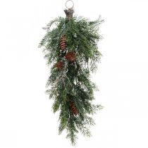 Dekozweige künstlich Weihnachtszweige zum Aufhängen 60cm