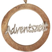 Hängedeko Fenster Weihnachtsdeko Holz Adventszeit 20,5cm