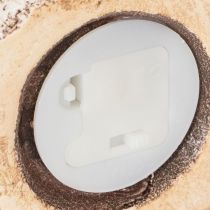 Artikel LED-Keramikhäuser im rustikalen Stil für stimmungsvolle Tischdekoration, 15 cm, 2er-Set