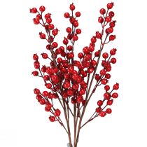 Artikel Hagebutten Deko Kunstzweige Rot 3er Set 62cm Herbstdeko
