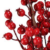 Artikel Hagebutten Deko Kunstzweige Rot 3er Set 62cm Herbstdeko