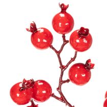 Artikel Künstlicher Hagebuttenzweig 62 cm Rot mit glänzenden Beeren für Innenbereich