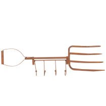 Artikel Hakenleiste Edelrost Deko Heugabel Gartendeko 4 Haken 62cm