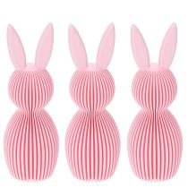 Artikel Dekohase Rosa 13cm im 3er-Set - Frühling & Ostern Dekoration in Papier-Optik