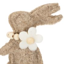 Artikel Osterhasen Dekofigur aus Filz auf Stab 42cm Braun 8 Stück Frühling Tischdeko