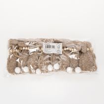 Artikel Filz-Osterhasen Hängedekoration Set 8-teilig, Frühlingshafte Fensterdeko 14 cm