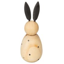 Artikel Holzdekoration Hase minimalistisch 12cm natur 2er-Set für Frühlings- und Osterdeko