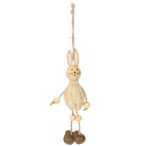 Artikel Osterhase Holz Hängedeko 12cm 4er-Set für natürliche Osterdekoration