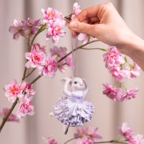 Artikel Bezaubernde Ballerina Hasen Anhänger 12cm für Osterdeko oder Christbaum – 2er Set