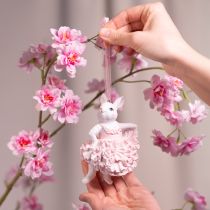 Artikel Bezaubernde Ballerina Hasen Anhänger 12cm für Osterdeko oder Christbaum – 2er Set