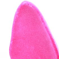 Artikel Hasen Deko Ohren Pink Osterdeko Beflockt Stab 56cm