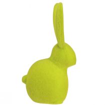 Artikel Synthetische Figuren Sitzende Osterhasen beflockt 13cm Dekoration innen
