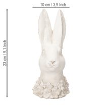 Artikel Dekorative Hasenfigur aus Keramik 23cm – Eleganter Blickfang für Tisch und Regal