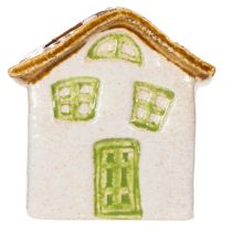 Artikel Keramik-Häuschen 11cm für Pflanzen und Dekoration in rustikalem Design