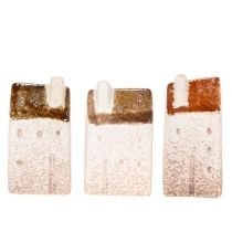 Artikel Dekohaus-Set Keramik Miniaturhäuser 7 cm 3 Stück