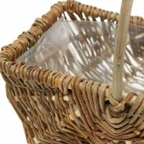 Artikel Henkelkorb rechteckig Natur 34×26/29×20/24×15cm 3er-Set