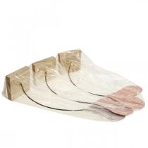 Artikel Tischdeko Herzen Hochzeit, Herz Deko Metall Orange/Lila H40cm 3St