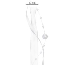 Artikel Hochzeitsband Weiß 20mm 5m