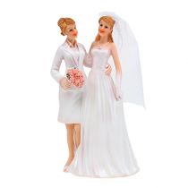 Hochzeitsfigur Frauenpaar 17cm