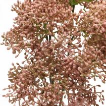 Artikel Holunder künstlich Rosa Blütenzweig 52cm 4St