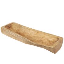 Artikel Holz Deko mit Mulde Dekoschale Holz 40,5×12×6,5cm