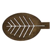 Holzblätter sort. 4cm Natur 72St