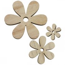 Artikel Holzblumen Streudeko Deko Blüten Holz Ø2,5–6,5cm 29St