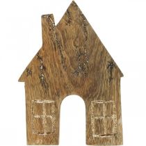 Artikel Holzhaus Deko Weihnachtshaus Holzhäuschen Deko Holzaufsteller H15cm