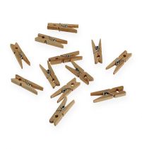 Deko-Holzklammern 3cm Natur 72St