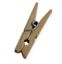 Deko-Holzklammern 3cm Natur 72St
