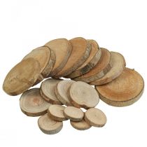 Artikel Holzscheiben 3,5cm - 9cm Natur 300g