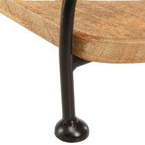 Artikel Holztablett oval länglich Deko Tablett mit Griff 49×18×26cm für Floristen und Blumengeschäfte