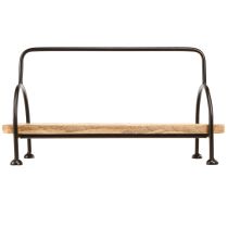 Artikel Holztablett oval länglich Deko Tablett mit Griff 49×18×26cm für Floristen und Blumengeschäfte