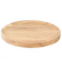 Artikel Holztablett rund Akazienholz Natur Ø30cm H2,5cm Dekotablett vielseitig