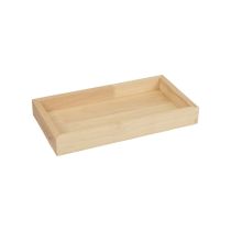 Artikel Holztablett Deko Tablett Holz Rechteckig Natur 28×15×3,5cm