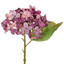 Artikel Hortensien künstlich Lila Kunstblumen Hydrangea 34cm - Elegante Deko-Neuheit