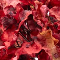 Artikel Künstliche Hortensie Blütenzweig 74cm Rot Kunstseide