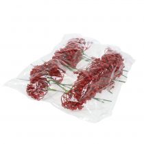 Artikel Hortensienknospenpick 22cm Rot 12St