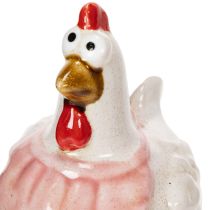 Artikel Keramik Osterfiguren Hühner im Set, 11 cm, liebevolle Frühlingsdeko für den Tisch