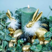 Artikel Hühnereier Golden Ausgeblasene Eier Osterdeko 10St