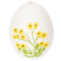 Artikel Ostereier 6cm mit Blütenmotiven 6er Set für natürliche Frühlingsdeko