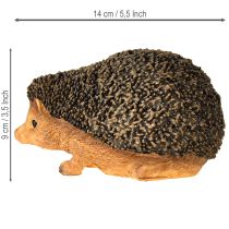 Artikel Igel Dekofigur Herbst Handbemalt Braun Polyresin 14×9,5×9cm