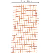 Artikel Juteband Gitterband 5cm x 40m Terracotta Rot ökologisch und recycelbar